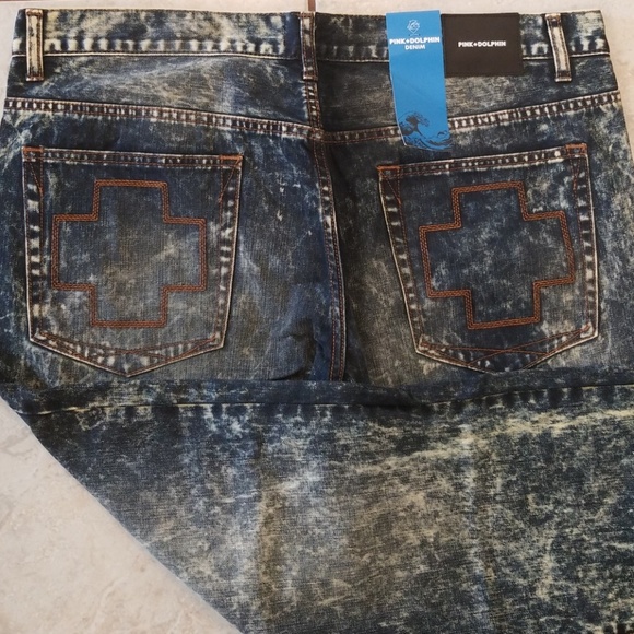 pink dolphin jeans